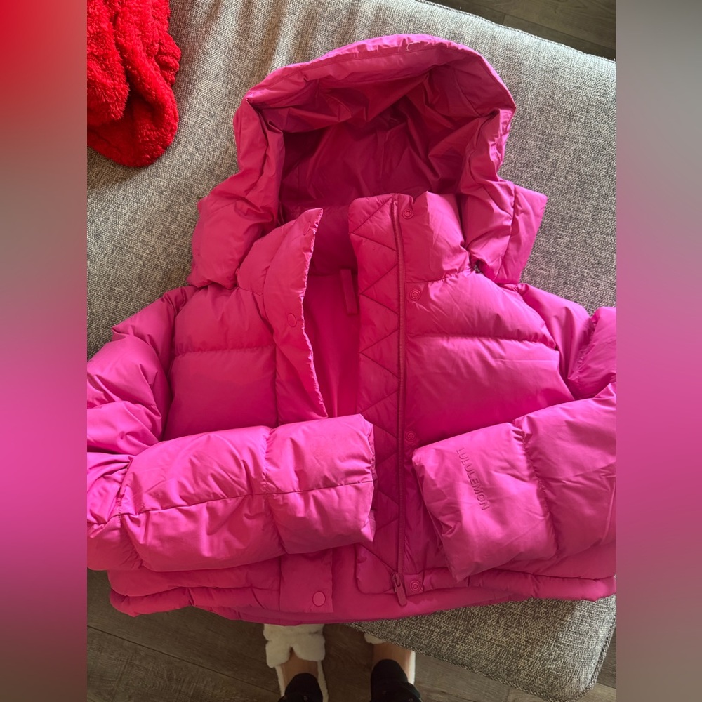 Lululemon pink winter jacket